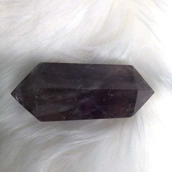 Amethyst Double Point Crystal purple gemstone wand - Picture 9 of 9